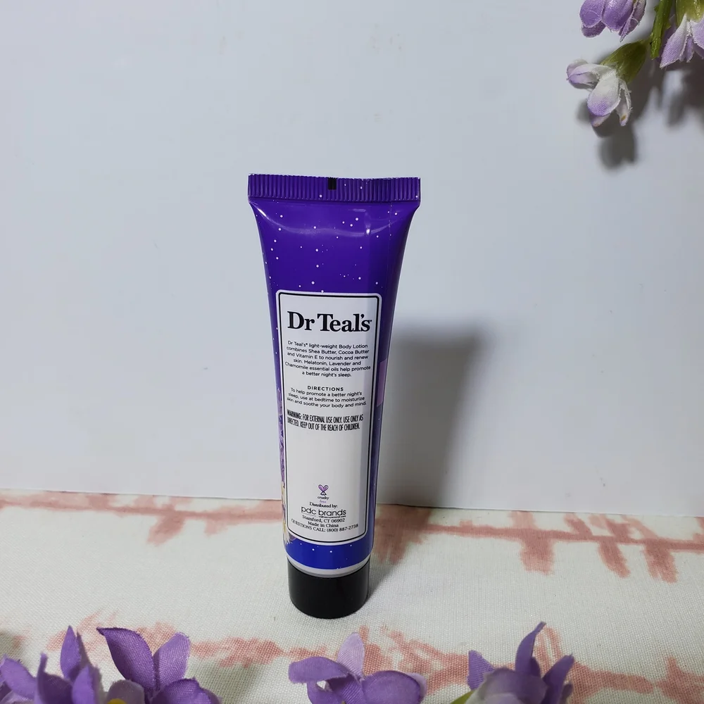 Dr Teals Sleep Soak Lavender Melatonin Skincare Lotion Yardley Bath Bar 4pc Set